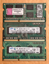 Samsung / Kingston 6GB 3x2GB DDR3 SODIMM 1333MHz CL9 SO-DIMM Laptop RAM