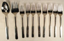 MODERNO ANTICO ONEIDA DELUXE INOX 8 FORCHETTE DA PORTATA CUCCHIAIO FORCHETTA