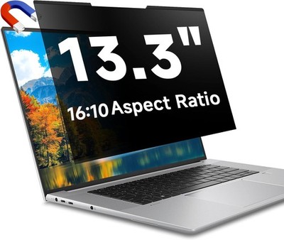 STARY Laptop Sichtschutz 13,3'' magnetisch, 16:10 abnehmbar Anti Spy Blaulicht