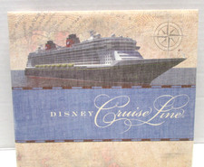NEW Disney Cruise Line 8"x8" Fabric Photo Album Stickers Papers Kit