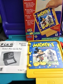 SEGA PICO LEARNING SYSTEM CONSOLE ORIGINAL BOX+5 GAMES 3 CIB ALL TESTED WORKING