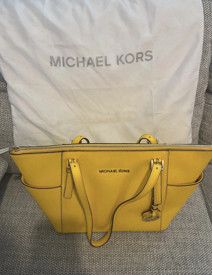 Michael Kors Tote Bag Pre-Loved Yellow - Image 1 of 4
