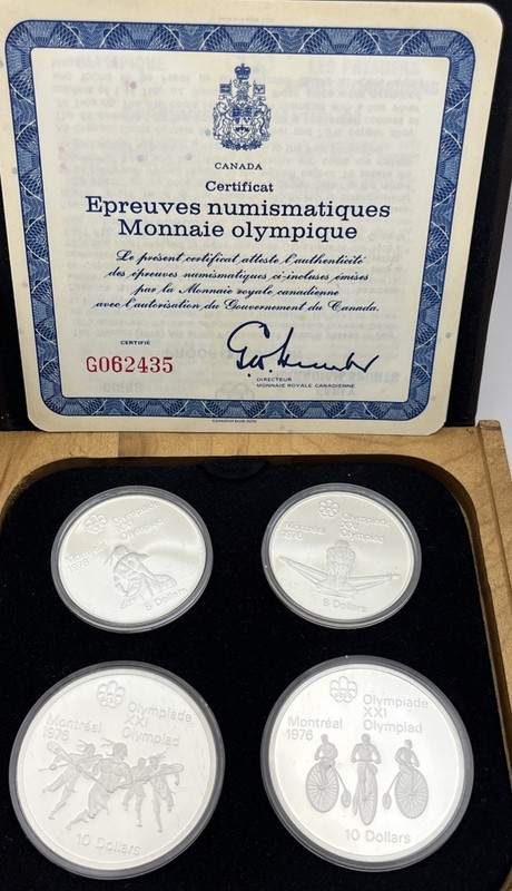 1976 Montréal Canada Olympics Coin Proof Set 
