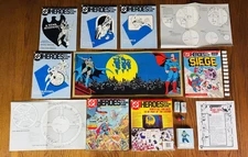 DC HEROES 1985 ROLE PLAYING GAME VTG RPG BOXED SET SIEGE ORIGINAL NEAR COMPLETE