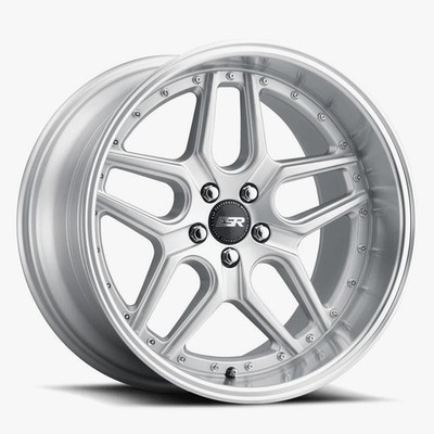 ESR Wheels Rim CS SERIES CS15 18x9.5 5x114.3 ET35 Hyper Silver Machined Lip