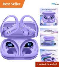 Ultimate Bluetooth 5.3 Earbuds: 90H Battery, Waterproof  Wireless Charging Case