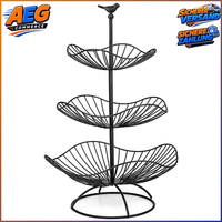 Metall Obstkorb Etagere 3-StöCkig Servierkorb FüR Obst GemüSe 31Cm-20Cm