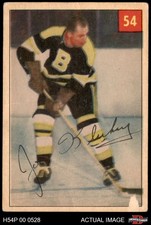 1954 Parkhurst #54 Joe Klukay Bruins 1.5 - FAIR