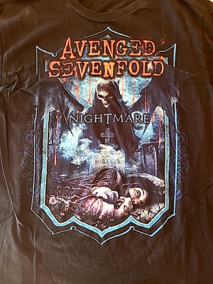 AVENGED SEVENFOLD Nightmare Concert T-Shirt Sz. L /#262 | eBay