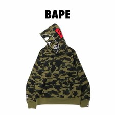 BAPE 1St Camo 2Nd ApePullover Hoodie Green 1K30114003 3xl Xxxlarge New