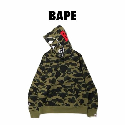 BAPE 1St Camo 2Nd ApePullover Hoodie Green (1K30114003) 3xl