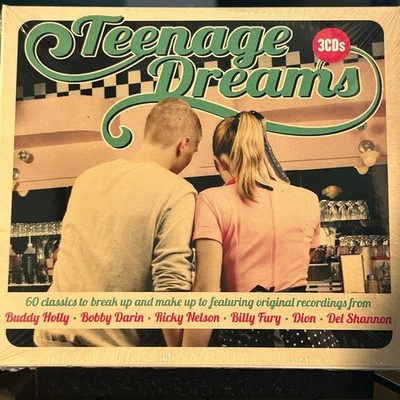 Teenage Dreams CD 3-disc 2015 Rock & Roll Pop Buddy Holly Ventures Sandy Nelson