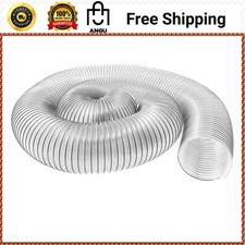 Wire Hose Clear Dust Reinforced Flexible 6 Inch By 10 Foot