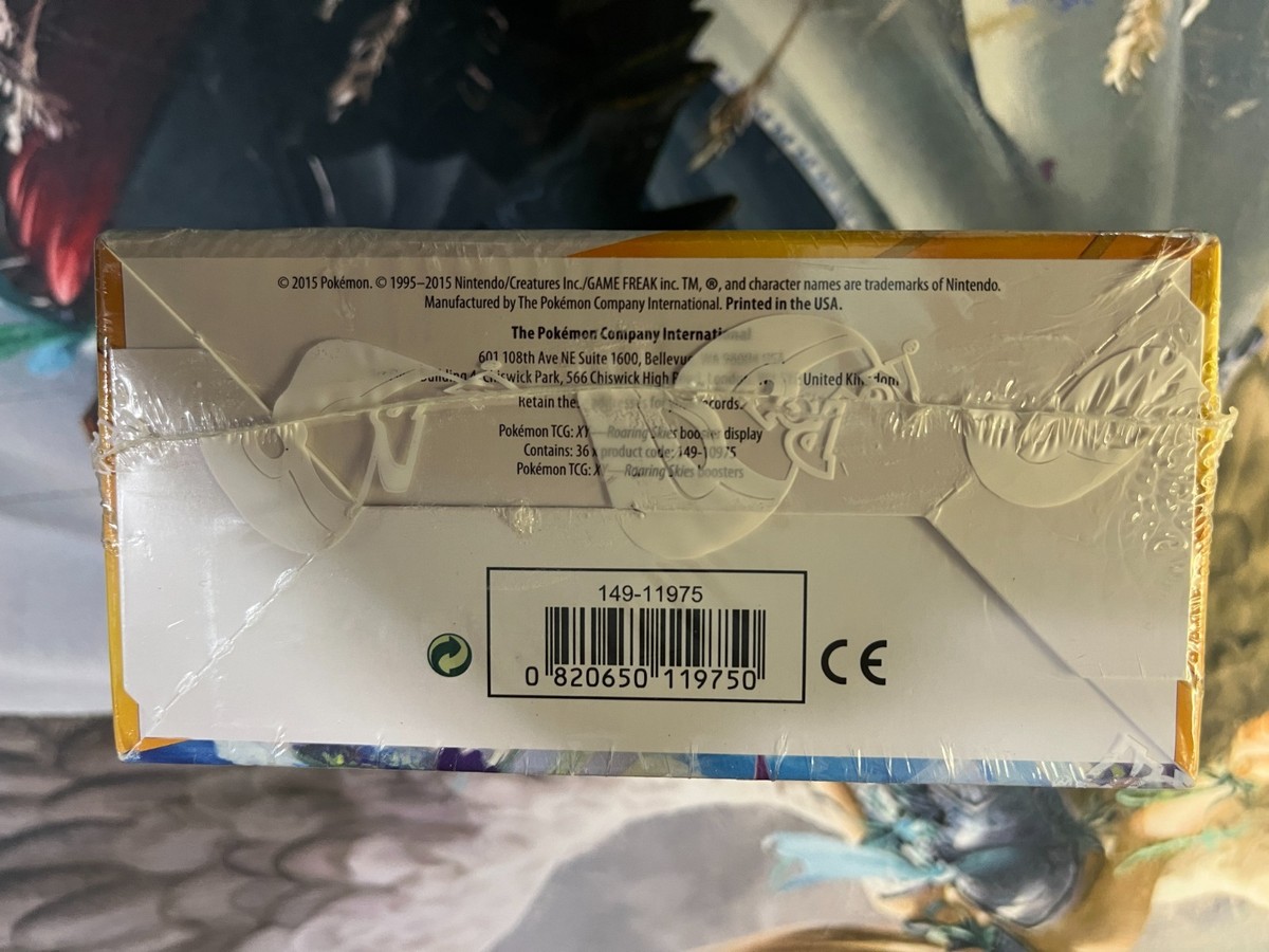 pokemon roaring skies booster box price Pokémon Roaring Skies Booster Box Card for sale online