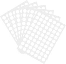 Coding Labels 3/4" round Color-Coding Circle 1050Pcs Dot Labels White 