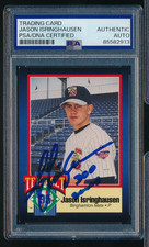 1995 Team Set Binghamton Mets Jason Isringhausen signed auto PSA/DNA w 300 SV