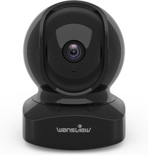Wireless Security Camera, IP Camera 1080P HD Wansview, WiFi Home 3MP, Black