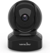 Wireless Security Camera, IP Camera 1080P HD Wansview, WiFi Home 3MP, Black 
