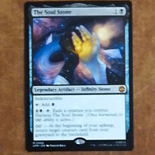Magic: The Gathering The Soul Stone Legendary Artifact Full Art Rare English