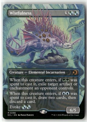 MTG Wistfulness (Borderless) M Lorwyn Eclipsed 296 Regular NM | eBay