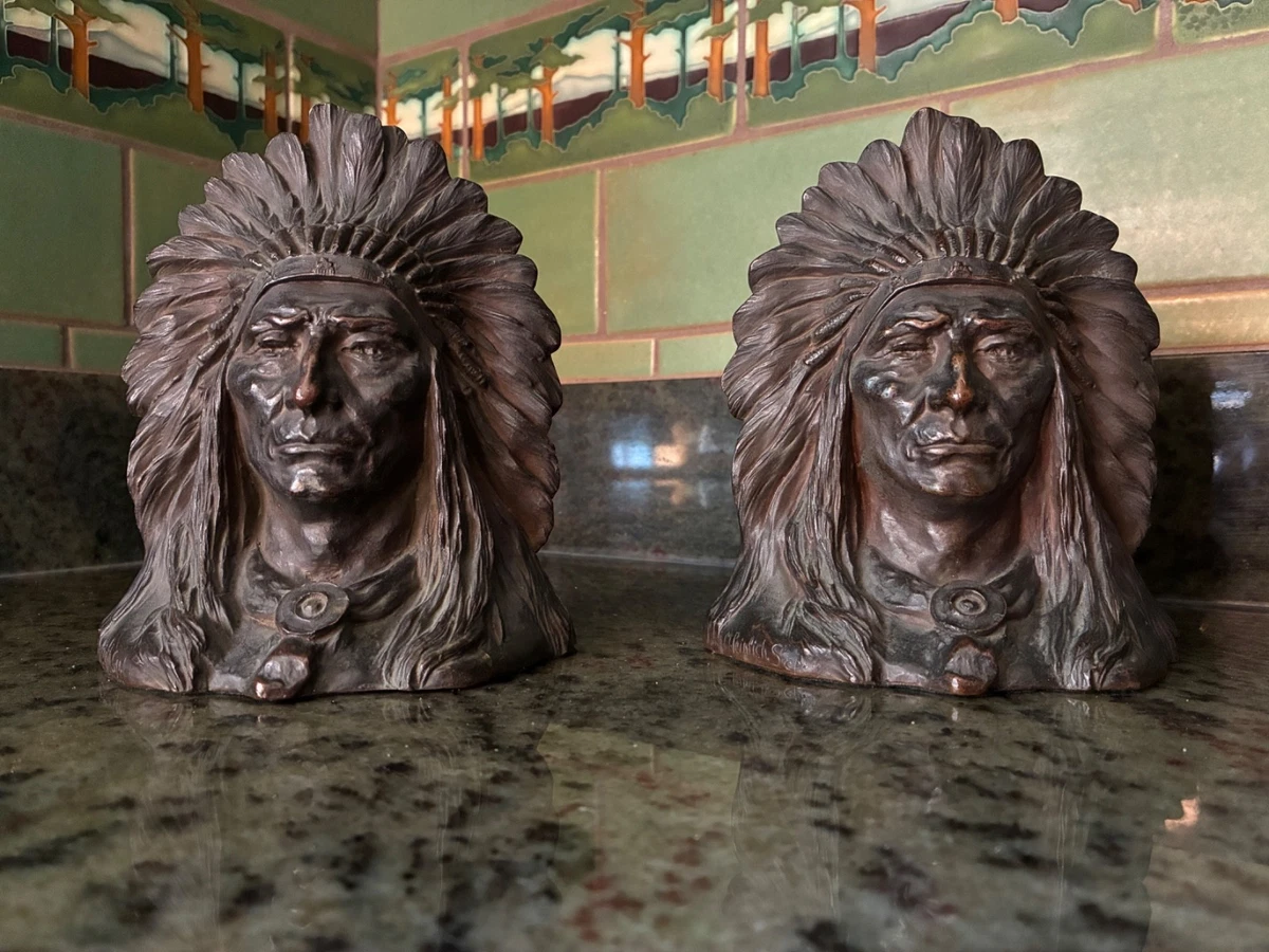 Antique Indian Bookends In Antique Metalware for sale | eBay