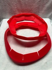 2 Silicone Pie Crust Shield Baking Fits 8"-11" Reusable New Open Pack