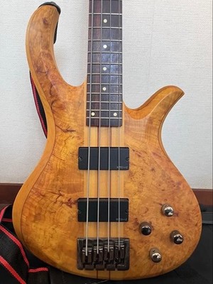 Electric Bass Guitar Schecter 2009 NSBM Burl Maple Top South Korea