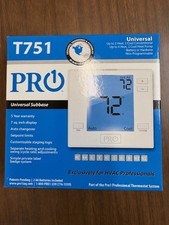 PRO1 IAQ T751 Non-Programmable Universal Thermostat 3H/2C New