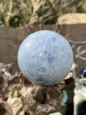 Celestite Ball : Inner Peace : Wisdom : Gentle Strength 85mm 7