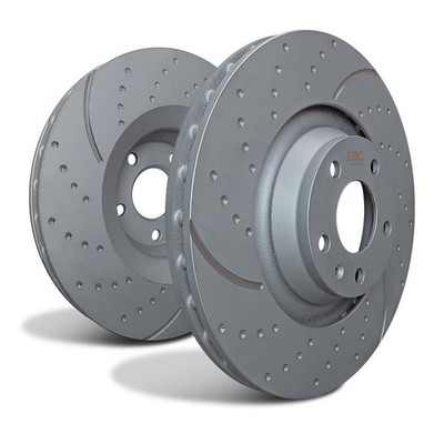 EBC Turbo Groove Disc (GD) GD7219 Hinterachse für Infiniti FX u.a.