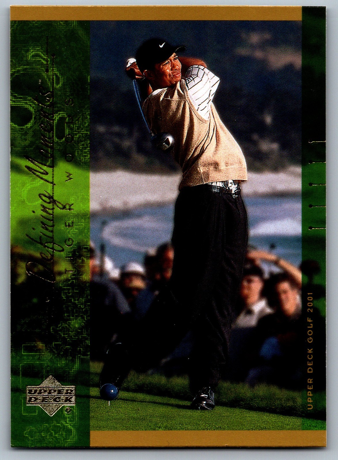 Tiger Woods 2001 Upper Deck Defining Moments Insert #124