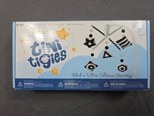 Tini Tiges Baby Mobile With 12 Sweet Songs Black White Geometry NEW