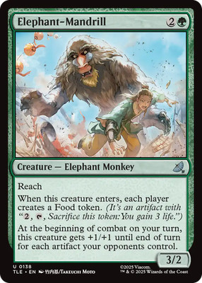 MTG Elephant-Mandrill English TLE