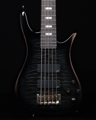 Spector Icon NS-5 Bolt-On 5-String Electric Bass, Black Stain Gloss