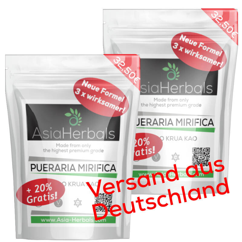 Pueraria Mirifica - Konzentrat - 240 Kapseln - hochdosiert - Premium Qualität