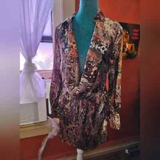 FASHION NOVA snake skin long-sleeved dress