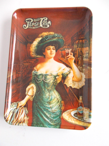 DRINK PEPSI-COLA COIN TRAY--BEAUTIFUL VICTORIAN LADY NWOT