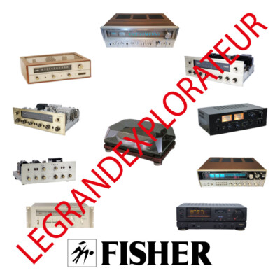 Ultimate FISHER Audio  Repair Service manual & Schematics  720 PDF on DVD
