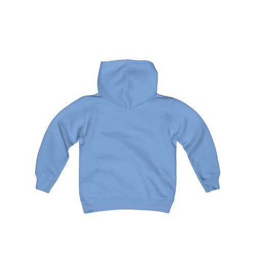 Astronaut Hanging on the Moon Youth Heavy Blend Hooded Sweatshirt - Picture 21 of 33