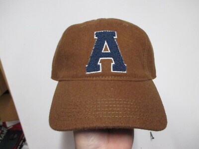 ALPINE DESIGN MENS ''VARSITY LETTER'' HAT (ADJUSTABLE) NWT $20 ALL BROWN W/STRAP