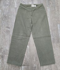Liz Claiborne Women's Audra Straight Leg Pants, Olive Green, Size 10, Mid Rise