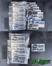 BoLink R/C Legends Racing Series Award Aluminum Plaques  3.5in X 2in