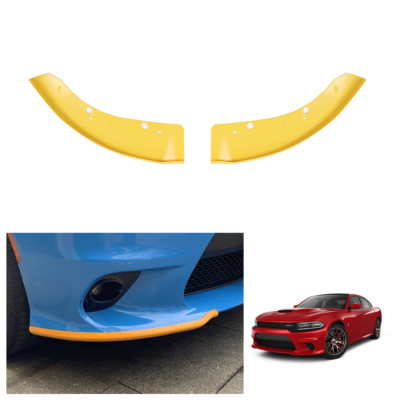For Dodge Charger SRT 15+ Front Bumper Lip Splitter Protector Cover Trim Yellow