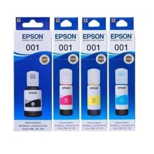 Epson 001 Ink 4 Colors for L4150,L4160,L6160,L6170,L6190  Set of 4 