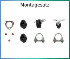 VW Polo (9N,6R) 1.2 Motntagesatz Schelle Dichtung Auspuffgummi Auspuffanlage
