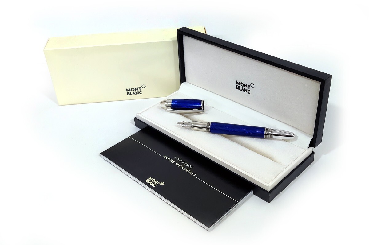 Refurbished# Montblanc Starwalker Cool Blue Fountain | Ink Pen