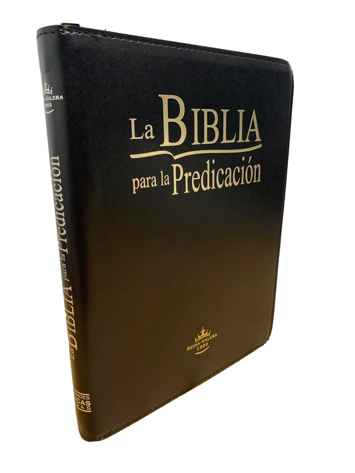 Biblia Pastoral con Cierre para la Predicacion Reina Valera negro con bosquejos - Image 3 of 4
