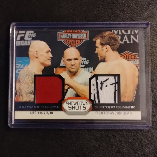 Stephan Bonnar KSos Soszynski Relic 2011 Topps Moment Truth UFC 116 Las Vegas