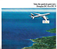 DOUGLAS AIRCRAFT DC-8 ROYAL FAMILY OF JETS QUICK QUIET AD 2