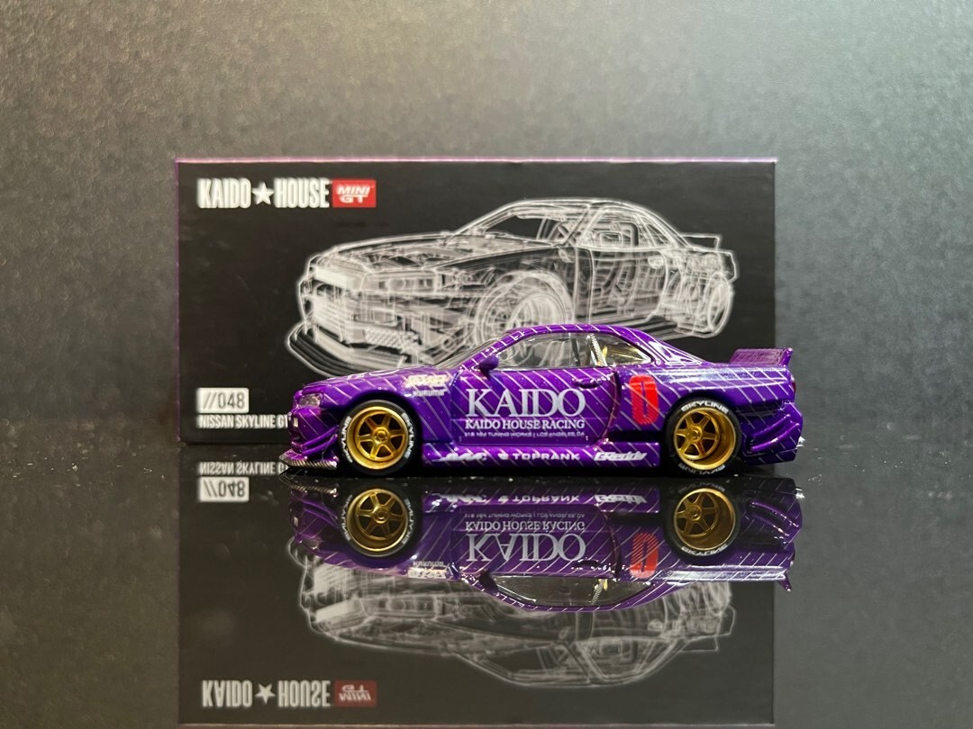 CHASE Kaido House x Mini GT Nissan Skyline GT-R R34 Kaido Works V1